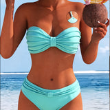 Colorful Halter Neck Bikini