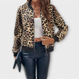 Raquel | Haină cu print leopard elegant