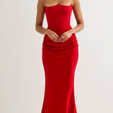 Esmeralda | Fiorella Rochie Lungă Ajustată de la Corset