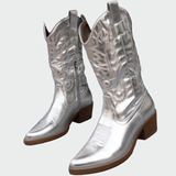 Zuri | Cizme de cowboy metalice