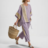 Lorena | Set din In și Bambus Boho