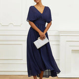Helena | Rochie midi cu decolteu in V