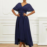 Helena | Rochie midi cu decolteu in V