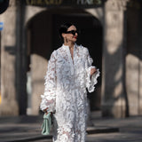 Estelle | Rochie din Dantelă Albă