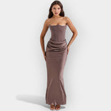 Daniela | Rochie maxi cu aură pariziană