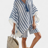 Salomé | Set Liurat Bluză și Pantaloni Scurți