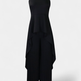 Chrysoula | Set Asimetric cu Pantaloni Pliați
