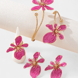 Berit | Set de accesorii florali: brățări, cercei și inele