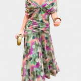 Luana | Rochie elegantă cu decupaj în V