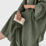 Caspian | Compleu de odihnă pe două piese cu kimono lung