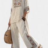 Amália | Set elegant Daisy din in și linas din regiunea Baltică