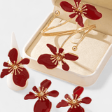 Berit | Set de accesorii florali: brățări, cercei și inele