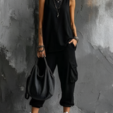 Valentina | Set Casual Moale cu Buzunare
