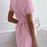 Cecília | Rochie slim-fit cu detalii sofisticate