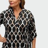 Anne | O bluză elegantă de zi cu mâneci lungi