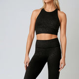 Kersti | Sutien scurt Jet cu imprimare de leopard