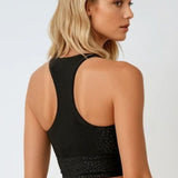 Kersti | Sutien scurt Jet cu imprimare de leopard