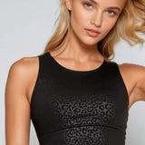 Kersti | Sutien scurt Jet cu imprimare de leopard