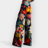 Karina | Pantaloni Evazați Florali