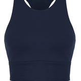 Riin | Sutien sport bleumarin cu croială lungă