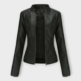 Külli | Haină de piele elegantă cu linie modernă și stil atempora