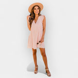 Valentina | Rochie de vară cu pantaloni scurți și buzunare pentru copii