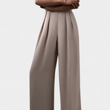 Romily | Pantaloni Eleganți Sexy cu Talie Largă și Șnur