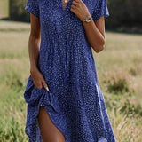 Lucia | Rochie Midi cu Stil Versatil și Feminin