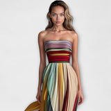 Ayla | Rochie de vară colorată neagră