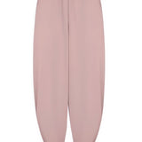 Külli | Pantaloni roz deosebit de calduti cu mansete
