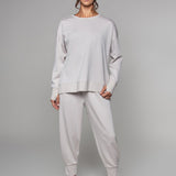 Külli | Pantaloni extrem de calzi, Oat, cu manșete