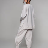 Külli | Pantaloni extrem de calzi, Oat, cu manșete