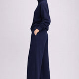 Külli | Pantaloni de sport extrem de calzi, bleumarin închis