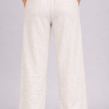 Külli | Pantaloni extrem de calzi, talie largă, culoarea ovăzului