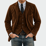 Tommy™ | Costum și vestă din catifea în 2 piese