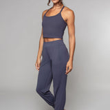 Tula | Pantaloni yoga harem gri brut