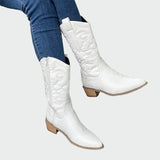 Zuri | Cizme de cowboy metalice