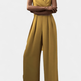 Romily | Pantaloni Eleganți Sexy cu Talie Largă și Șnur