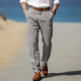 Frank | PANTALONI LINIVI PREMIUM PENTRU BARBATI (POTRIVITI PENTRU CUREA)